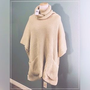 NWT Nautica Knit Sweater Poncho